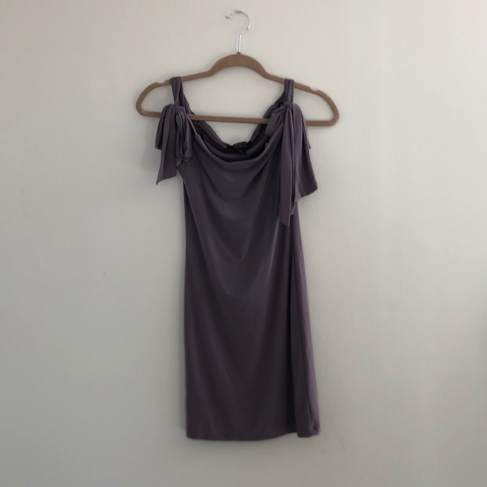 Off the shoulder tie dress